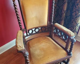 1800s very ornate Rocker