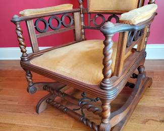 Lots of detail on this 1800s rocker