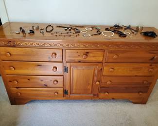 Vintage pine dresser