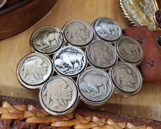 Buffalo heah nickel buckle