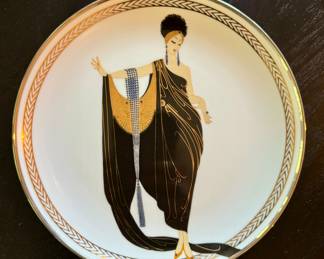 House of Erte "Glamour" Limited Edition Plate