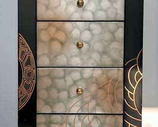 Hand Painted Jewelry Chest