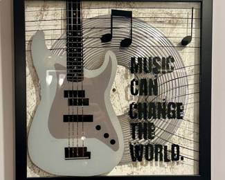 "Music Can Change The World" Wall Hanging