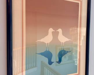 "Sea Gulls" Signed Lithograph 28/375