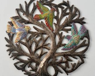 Painted Cut Metal Wall Decor