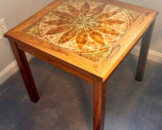 Tile Top Side Table