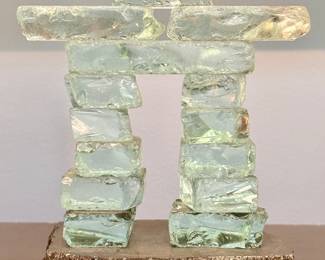 Glass Inukshuk