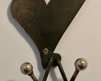 Hand Forged Heart Hook