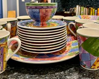 Sango "Lemon Meringue" Dishes