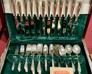 International Silver Plate Flatware Set