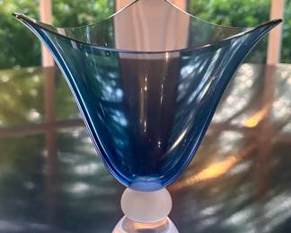 Signed Art Glass Vase