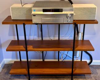 Wood & Metal Bookshelf