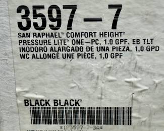 New Black Kohler Toilet 