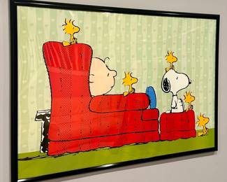 Snoopy Framed Poster