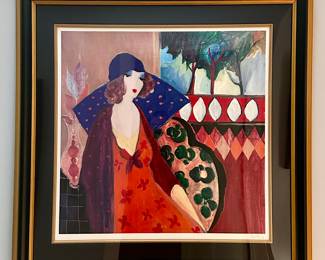 "Indigo Itzchak" Tarkay Print