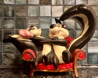 Pepe Le Pew & Penelope Teapot