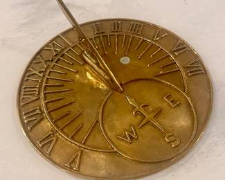 Brass Sun Dial