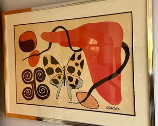 "Butterfly" Signed Calder