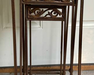 (3) Pedestal Plant Stands