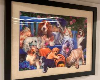 3-D Dog Art