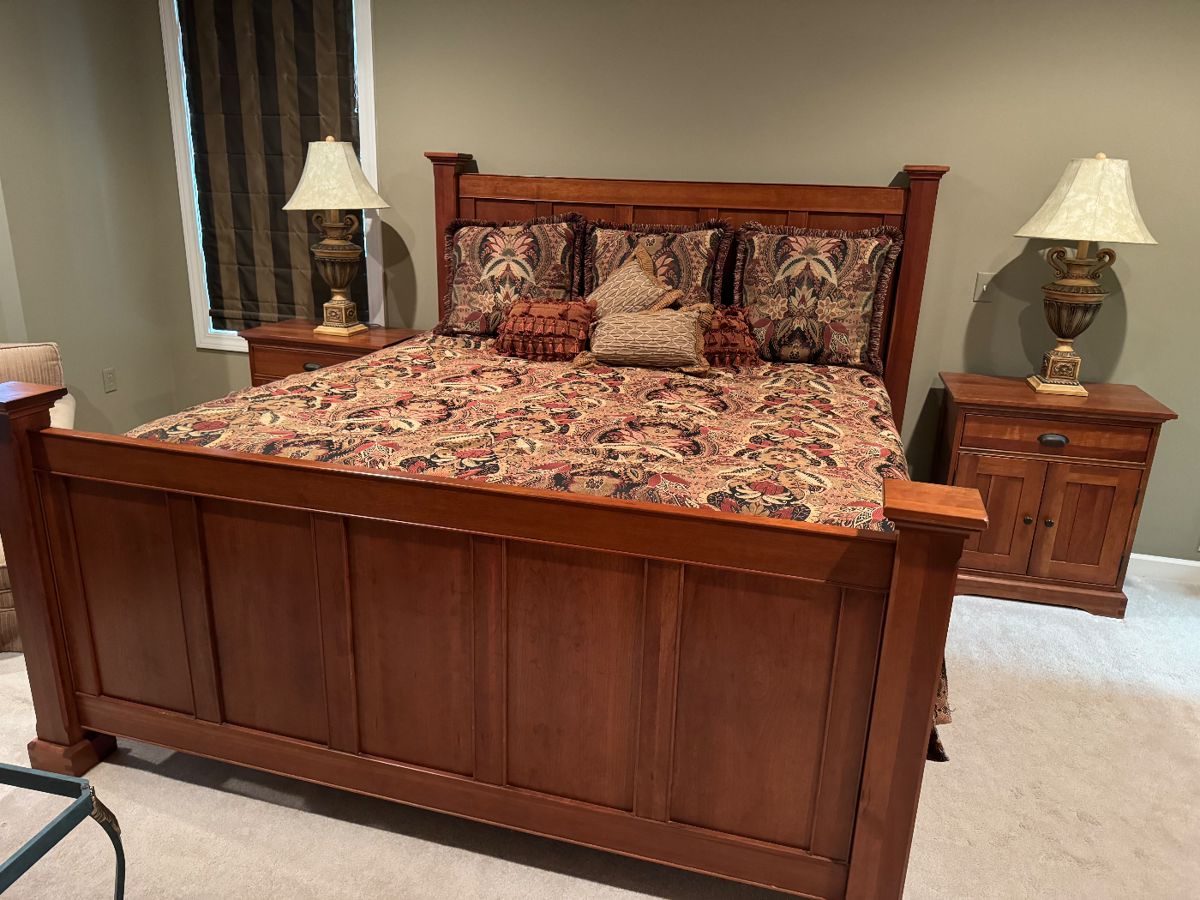 King bed Restoration Hardware