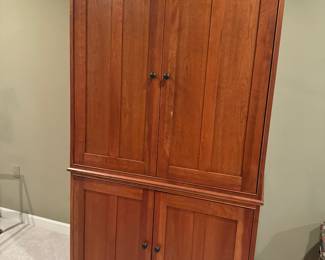 Restoration Hardware media cabinet