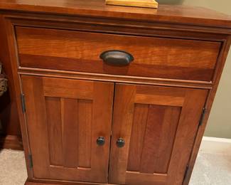 Two Restoration Hardware oversized nightstands