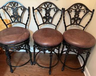 Three of these. Counter height. 26” seat great condition