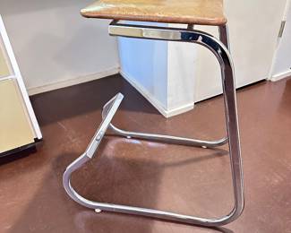 Prometheus Chrome Barstool by John Behringer
