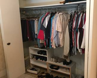 Clothes, shoes and blankets