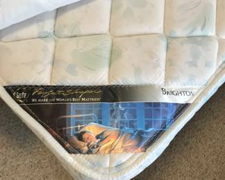 Serta twin mattresses that come with twin beds.  