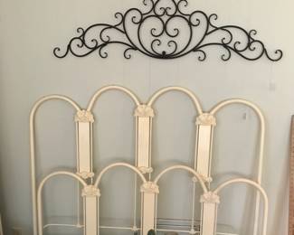 Vintage full metal bed