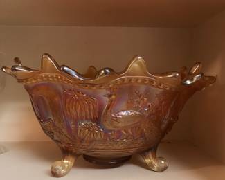 Beautiful marigold northwood carnival glass