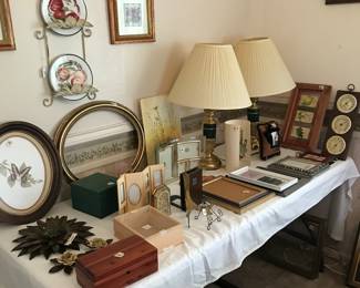 Nice lamps and frames