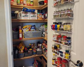 pantry is full!  
