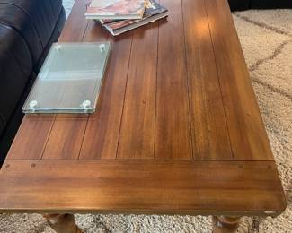wood coffee table