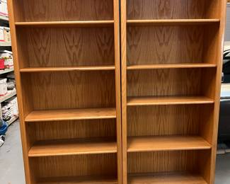 OAK BOOKCASES