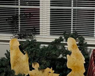 METAL CUT OUT NATIVITY