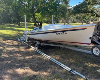 RARE 1977 O’ DAY DAY SAIL BOAT WITH TRAILER