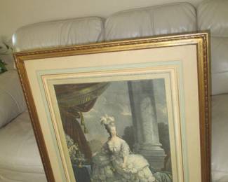 RARE RARE Marie Antoinette Lithograph