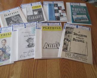 Vintage playbills