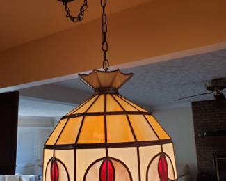 Hanging light fixture...if you purchase it, please cap it properly.