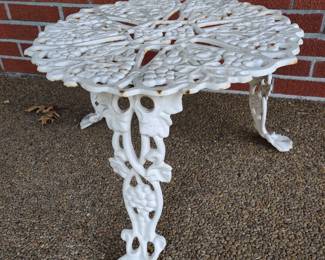 Wrought iron table