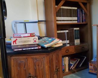 Shelf and commode end table