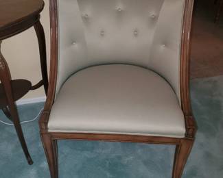 MCM upholstered accent chair