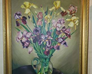 Painted on canvas by...