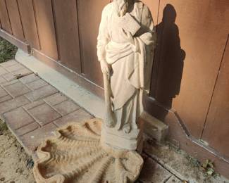 Joseph? statue approx 3' tall