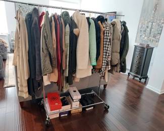 Quality Clothing - one of two racks
