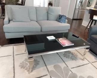 sofa and coffee table - each one of a pair