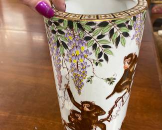 ANOTHER VIEW OF THE MONKEY VASE